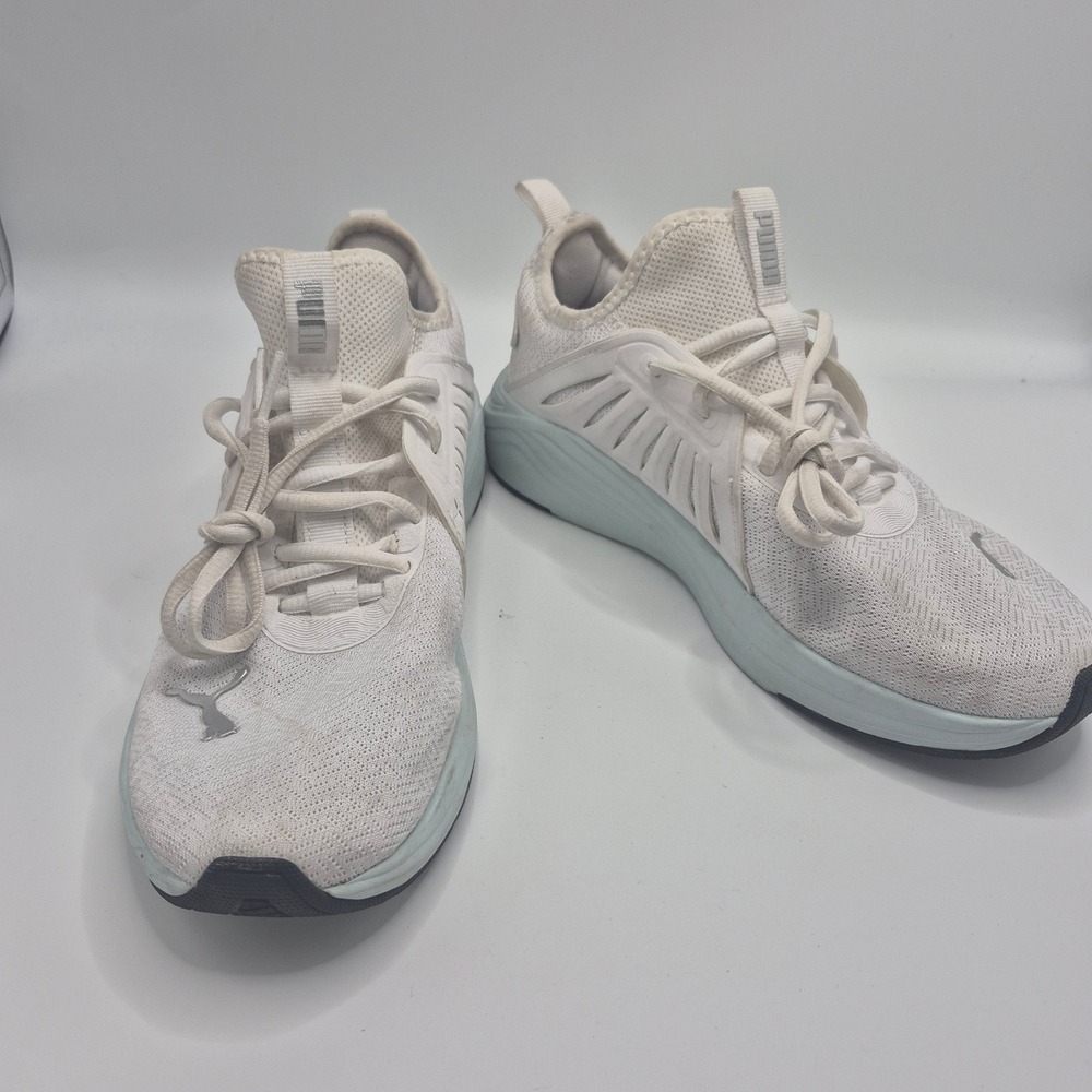 Puma Softride Sophia 2 White Light Blue Running Shoes 312407-05 Womens 8.5